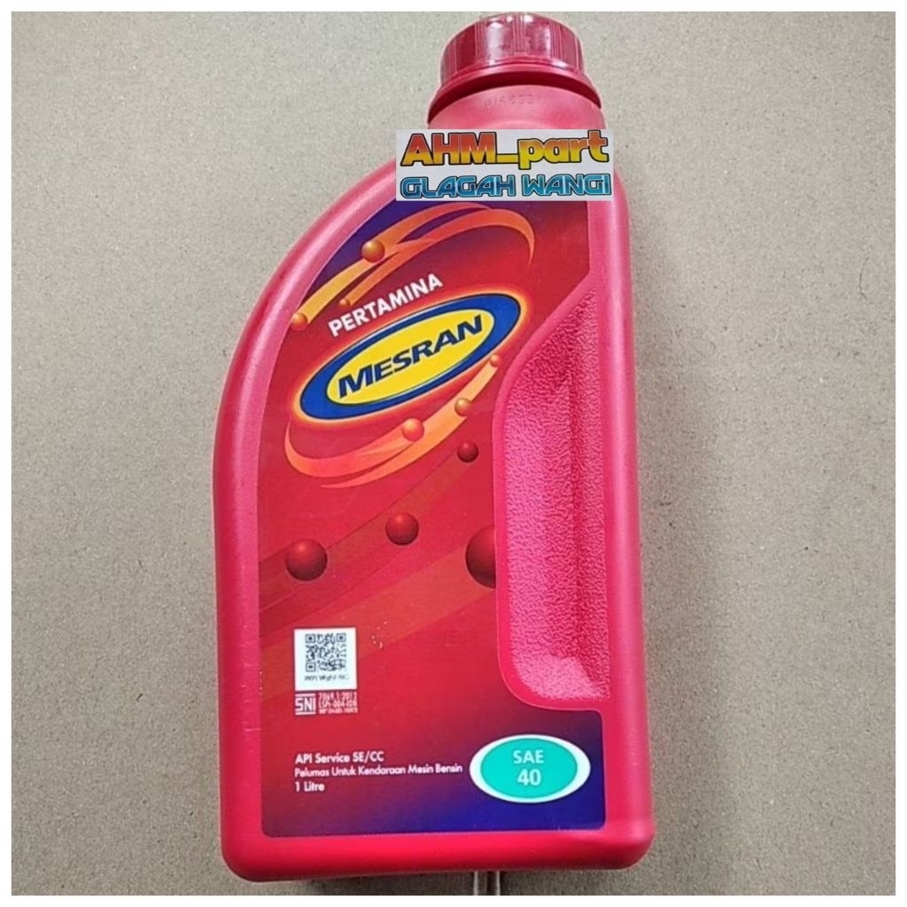 Oli mesran sae 40 1liter  asli PERTAMINA