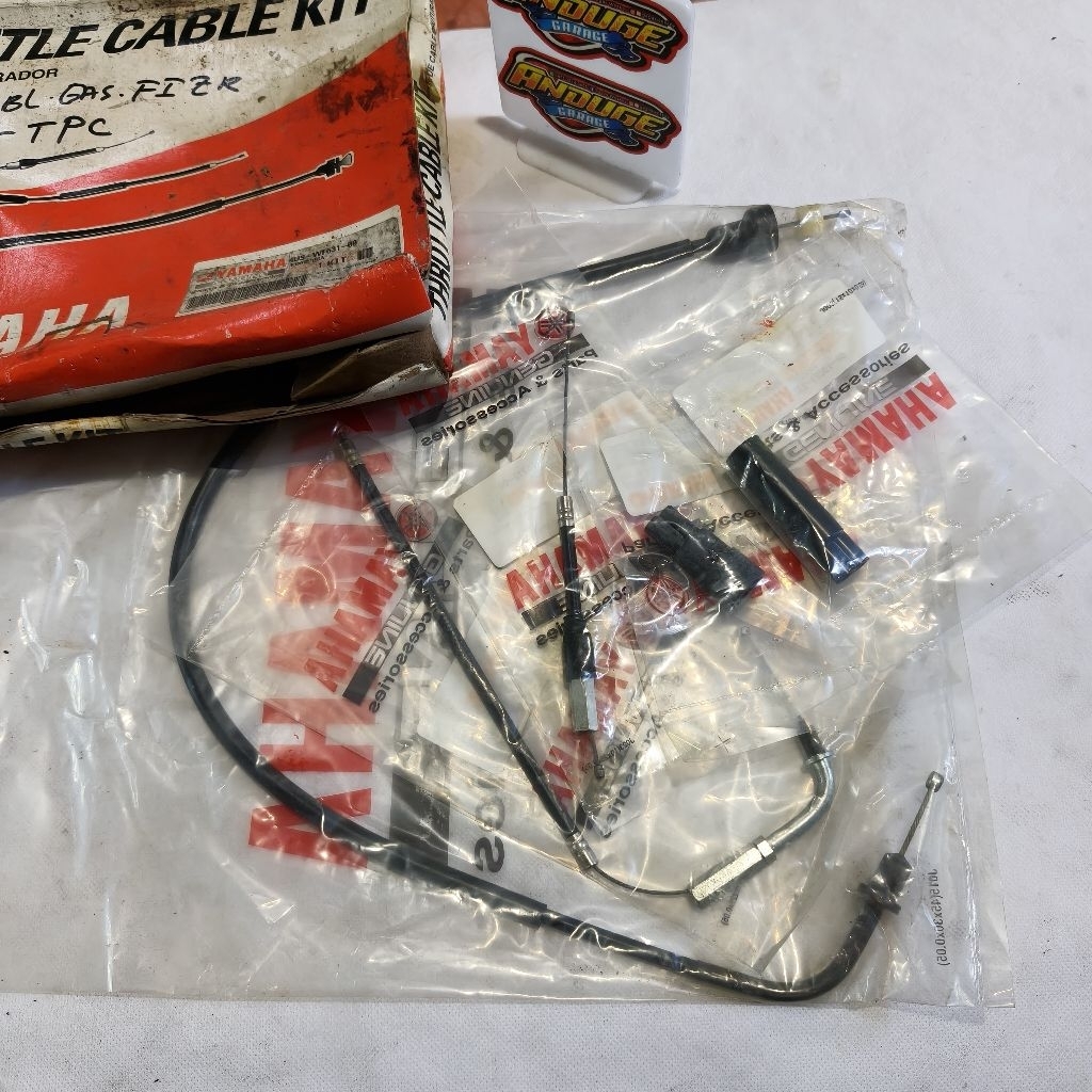 olor tali throttle Cable kit kabel gas Yamaha fizr force 1 f1z zr fizr oryginal baru nos