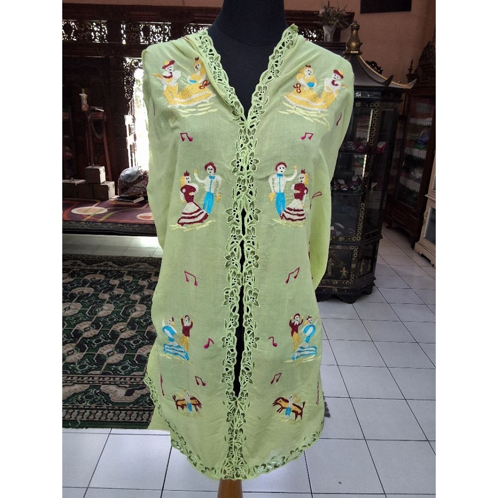 Bahan Kebaya Bordir/Bahan Kebaya Bordir Encim/Bahan Kebaya Encim/Bahan Kebaya Bordir Panjang/Bahan K