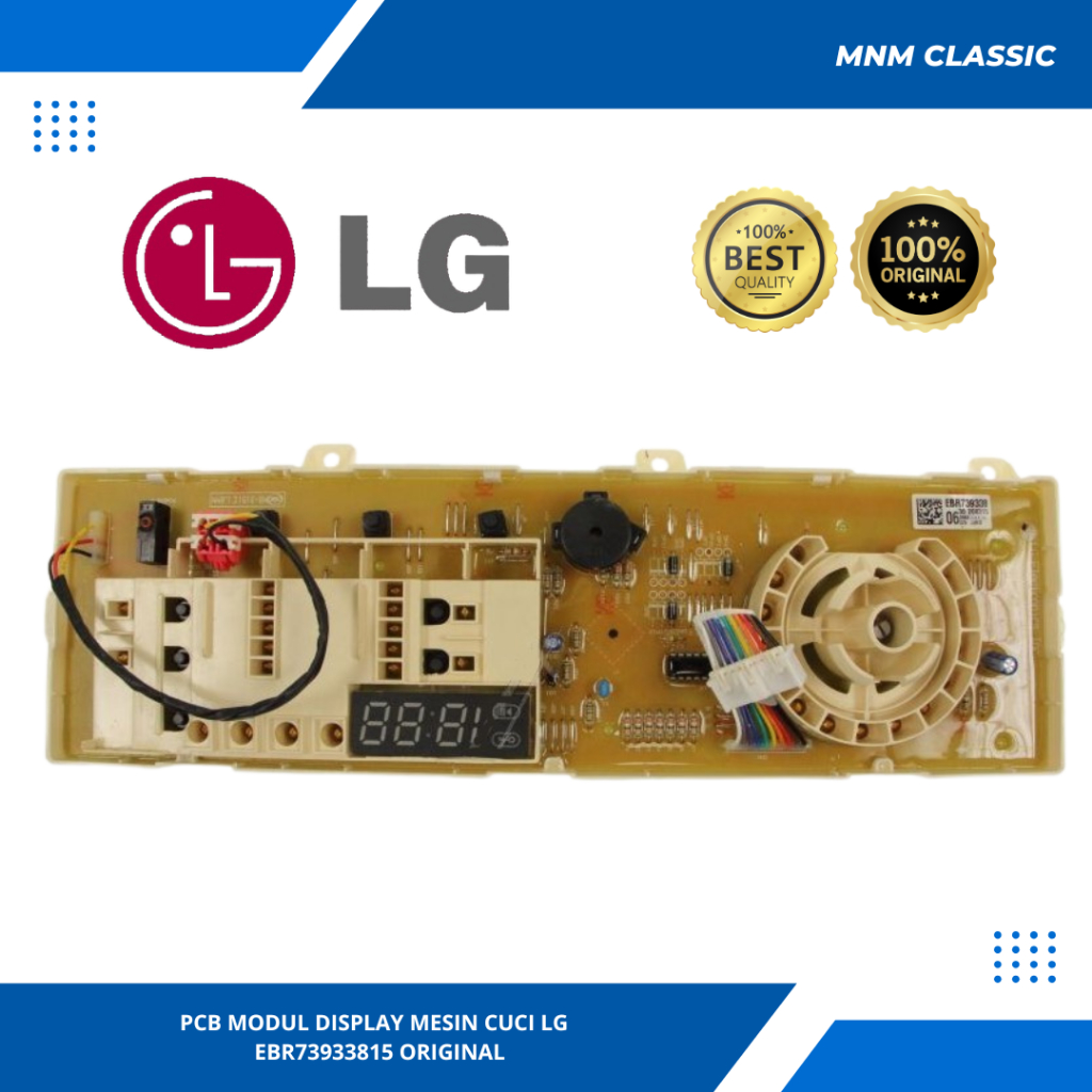 PCB MODUL DISPLAY MESIN CUCI LG WD-M1070D6 EBR73933815 EBR73933813 EBR73933806 ORIGINAL