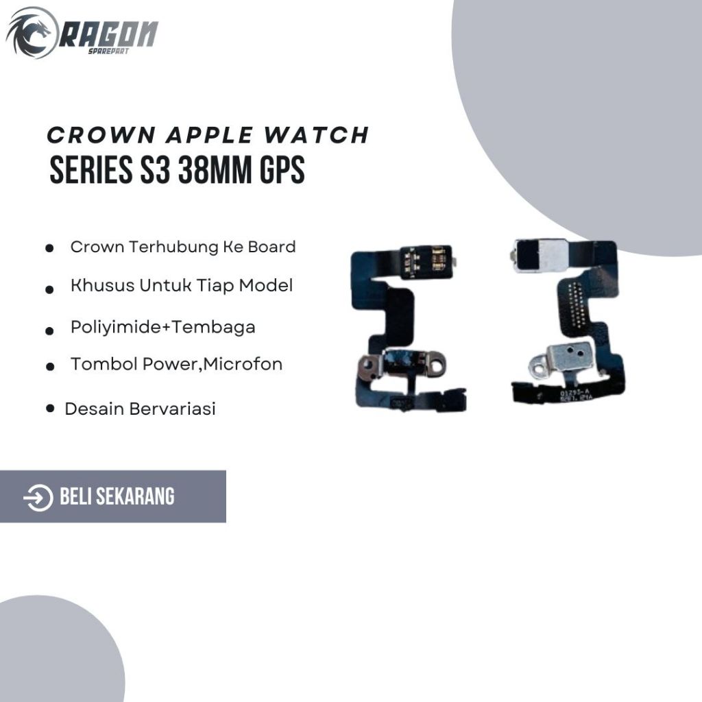 FLEXIBLE DIGITAL CROWN APPLE WATCH SERIES S3 38MM