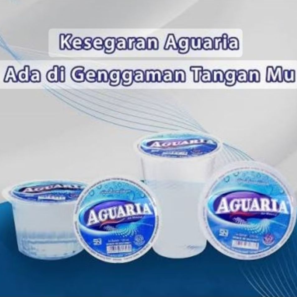 Aguaria Air Mineral Gelas Mini 1 Dus (120ml x 48)