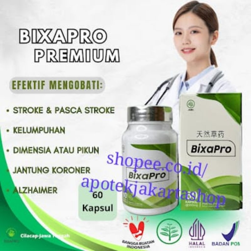 Jual BixaPro kapsul asli original - BixaPro Obat Stroke Ampuh 11x Lebih Efektif Ampuh Atasi Stroke B