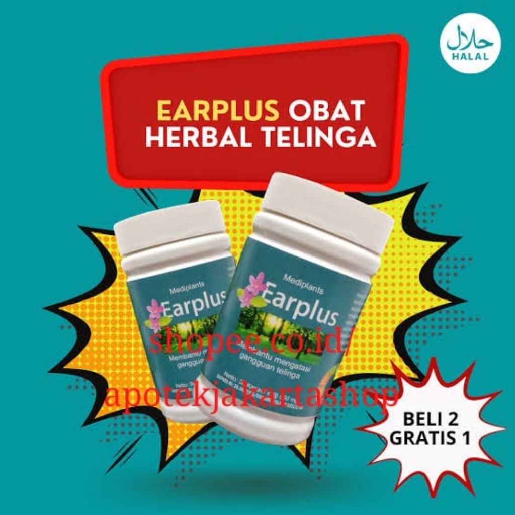 Jual Earplus original - Obat earplus asli membantu mengatasi keluhan telinga berdengung dan nyeri