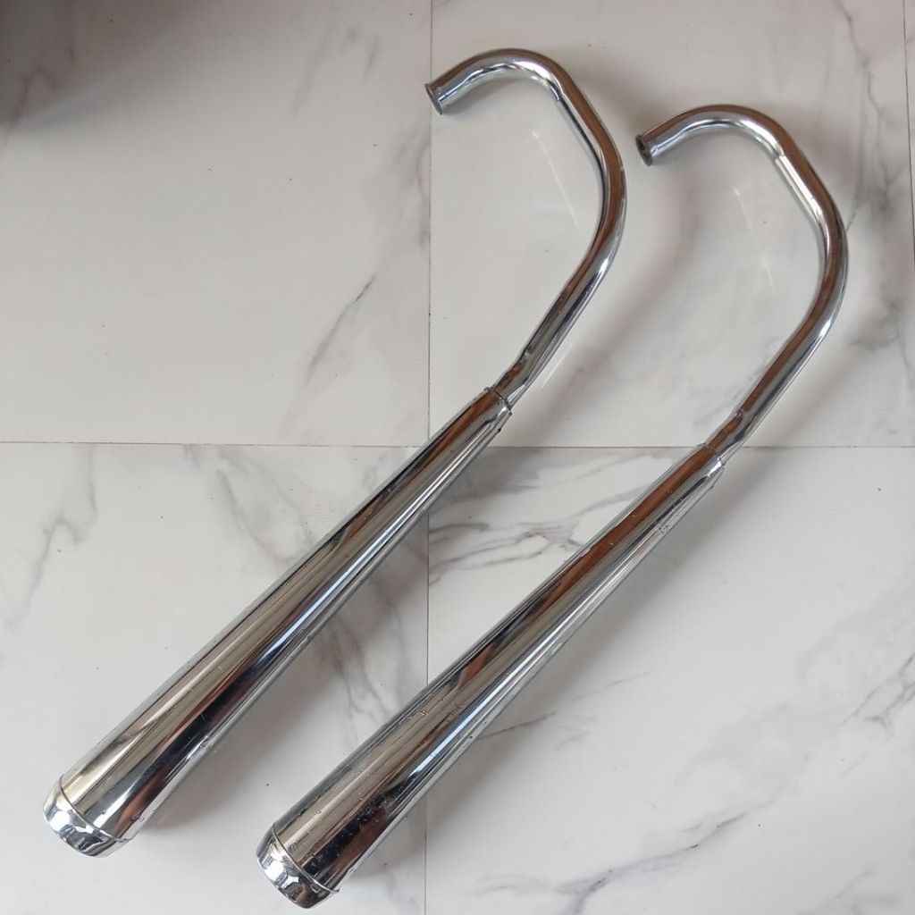 MUFFLER EXHAUST KNALPOT HONDA CG110 CG125 ORIGINAL ORISINIL ORI ASLI ASTRA NOS