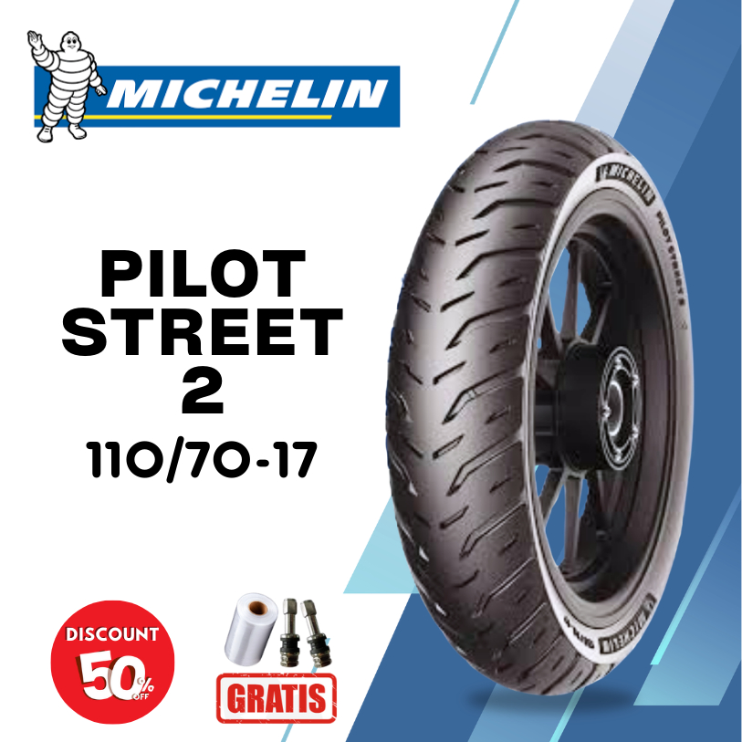 Ban Motor Sport MICHELIN PILOT STREET 2 110/70 Ring 17 Tubeless