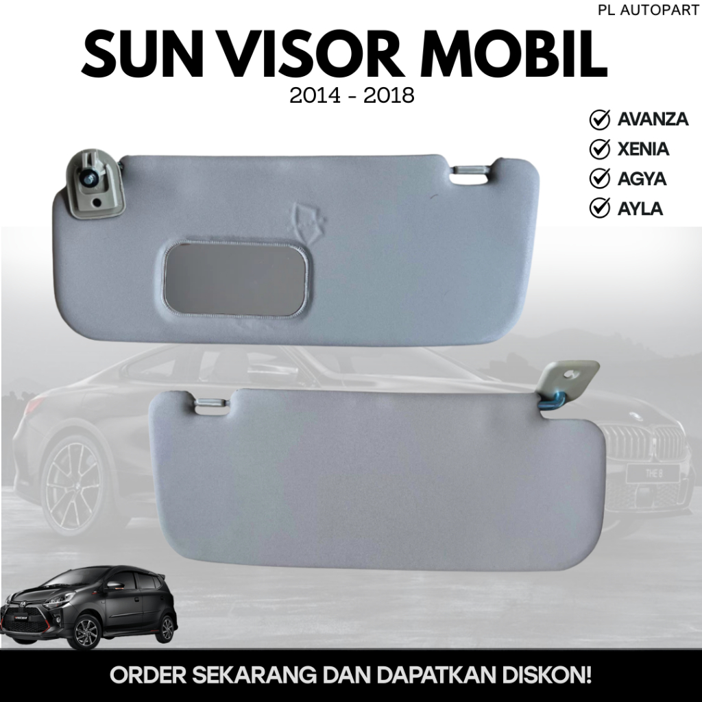 SUN VISOR MOBIL AVANZA XENIA RUSH TERIOS 2014 - 2018