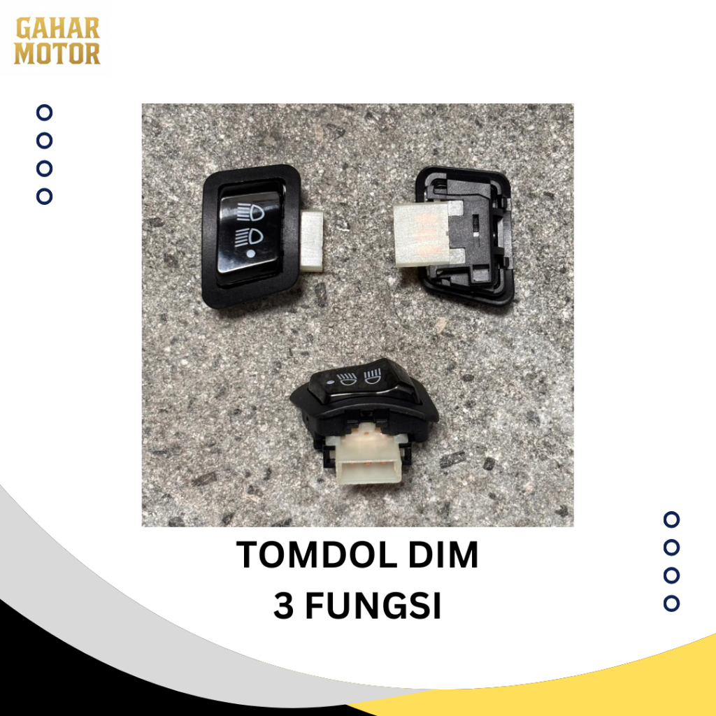 TOMBOL DIM 3 TITIK FUNGSI TOMBOL LAMPU DEPAN LAMPU SOROT DEPAN MOTOR MATIC BEAT
