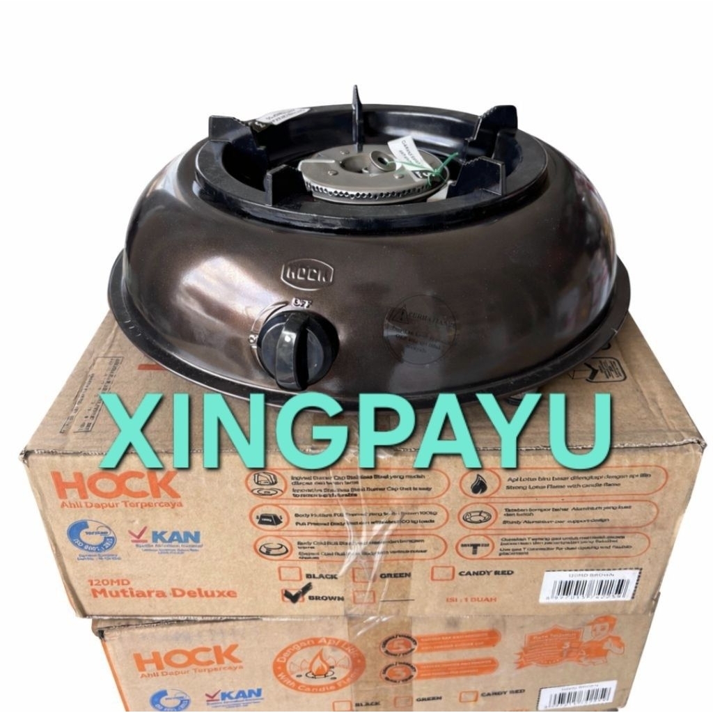 Kompor Gas 1 Tungku Hock 120MD