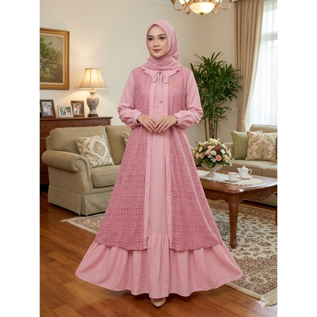 Gamis Kringkel Malika // Malika Maxy // Gamis Pesta // Kringkel Malika Maxy