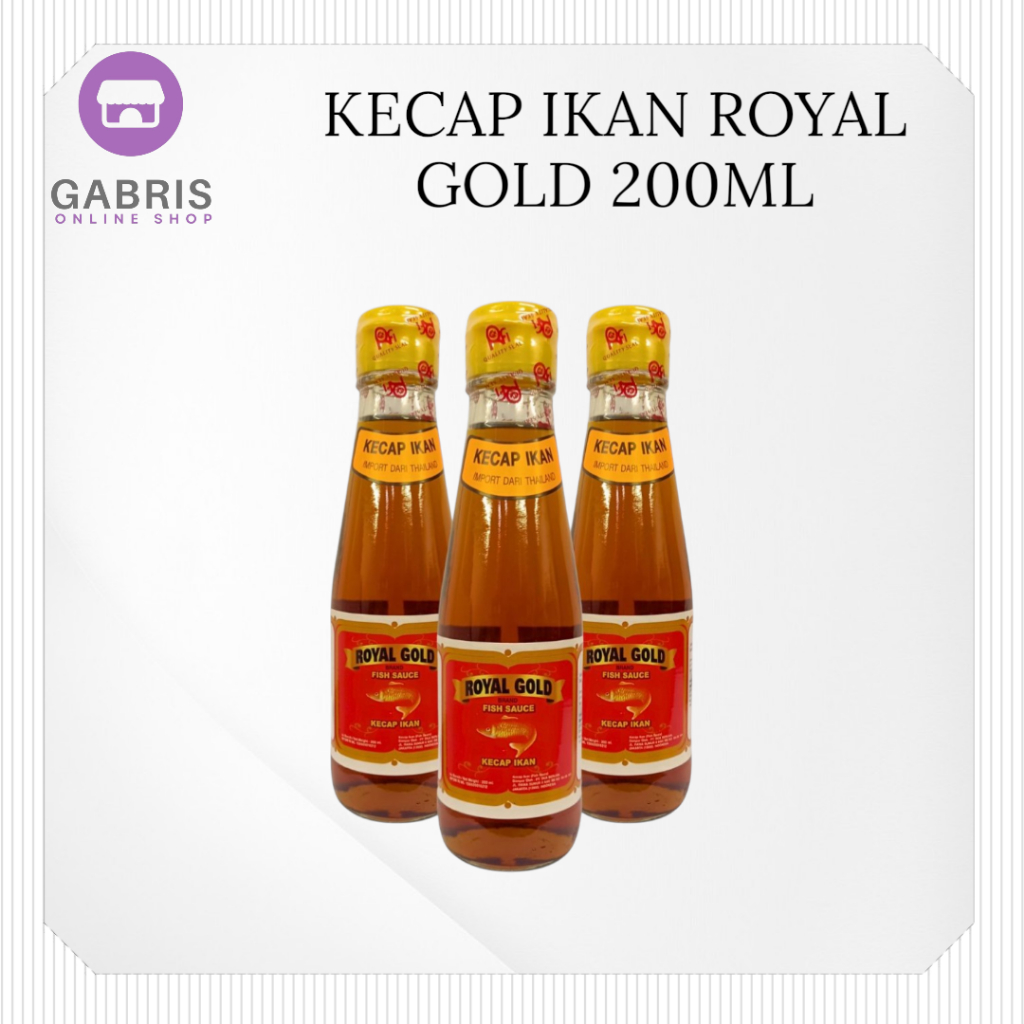 Kecap Ikan Royal Gold 200ml / Kecap Ikan / Kecap Royal Gold / Kecap Ikan / Kecap Royal