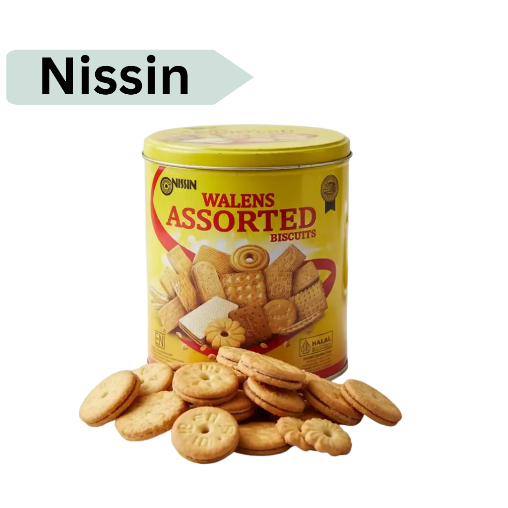 BISKUIT WAFER MIX KUE KALENG NISSIN WALENS ASSORTED 600GR BISCUITS