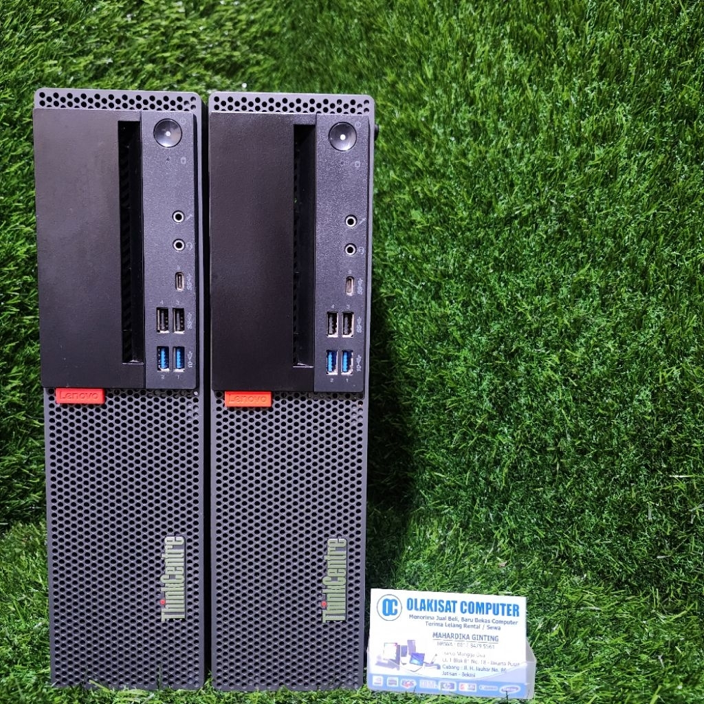 JUAL MURAH CPU LENOVO / PC LENOVO ThinkCentre M920s SFF CORE i5 GENERASI 8 8600 RAM DDR4 32GB SSD 51