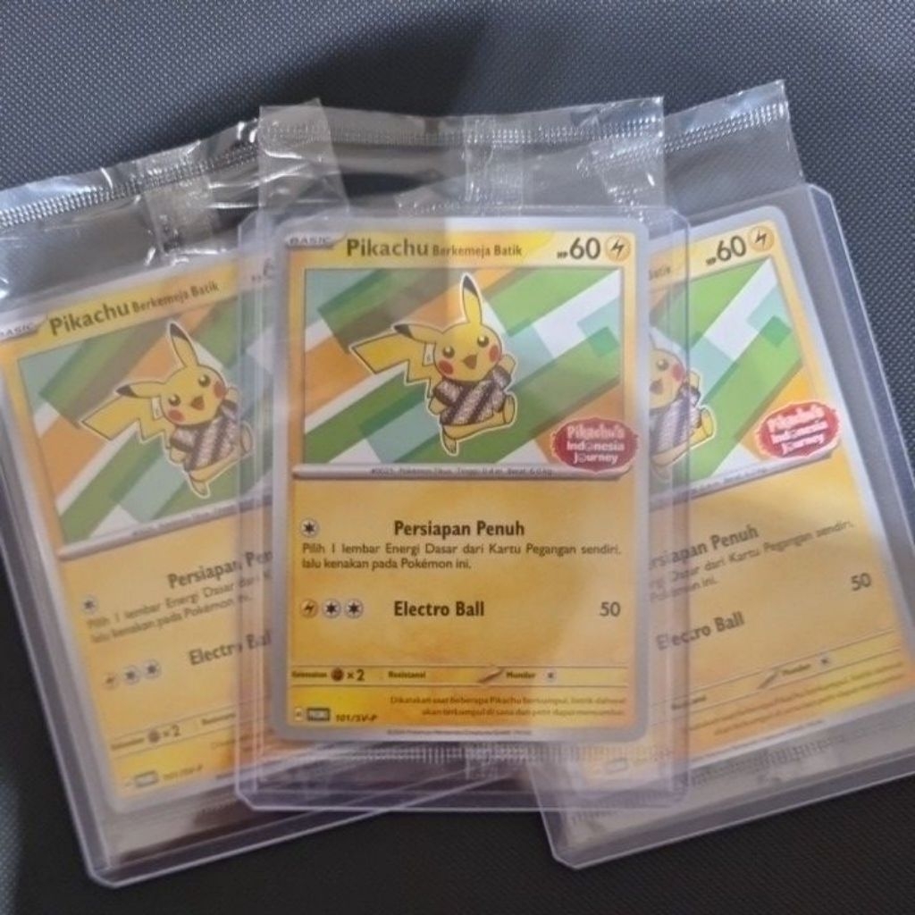 Pikachu Batik Hijau 101/SVP SEALED