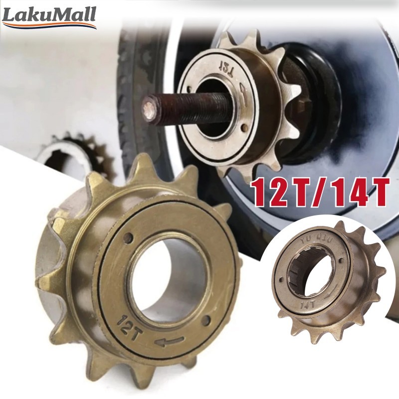 Sprocket Freewheel 12T 14T Untuk Sepeda BMX Fixie dan Komponen Sepeda Anak