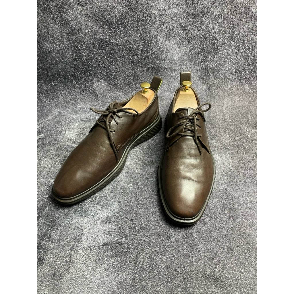 ecco st.1 hybrid lite shoes brown leather