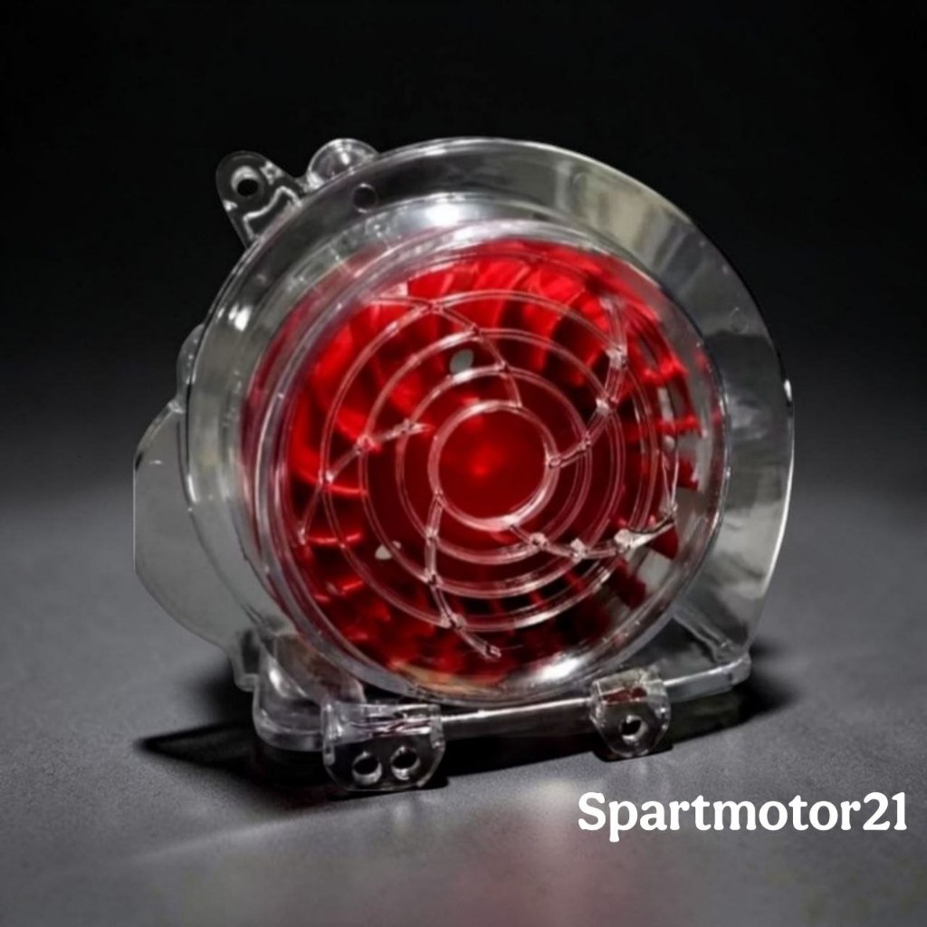 Cover Transparan Kipas Warna Magnit Beat2016-2019 Beat Fi Karbu Scopy