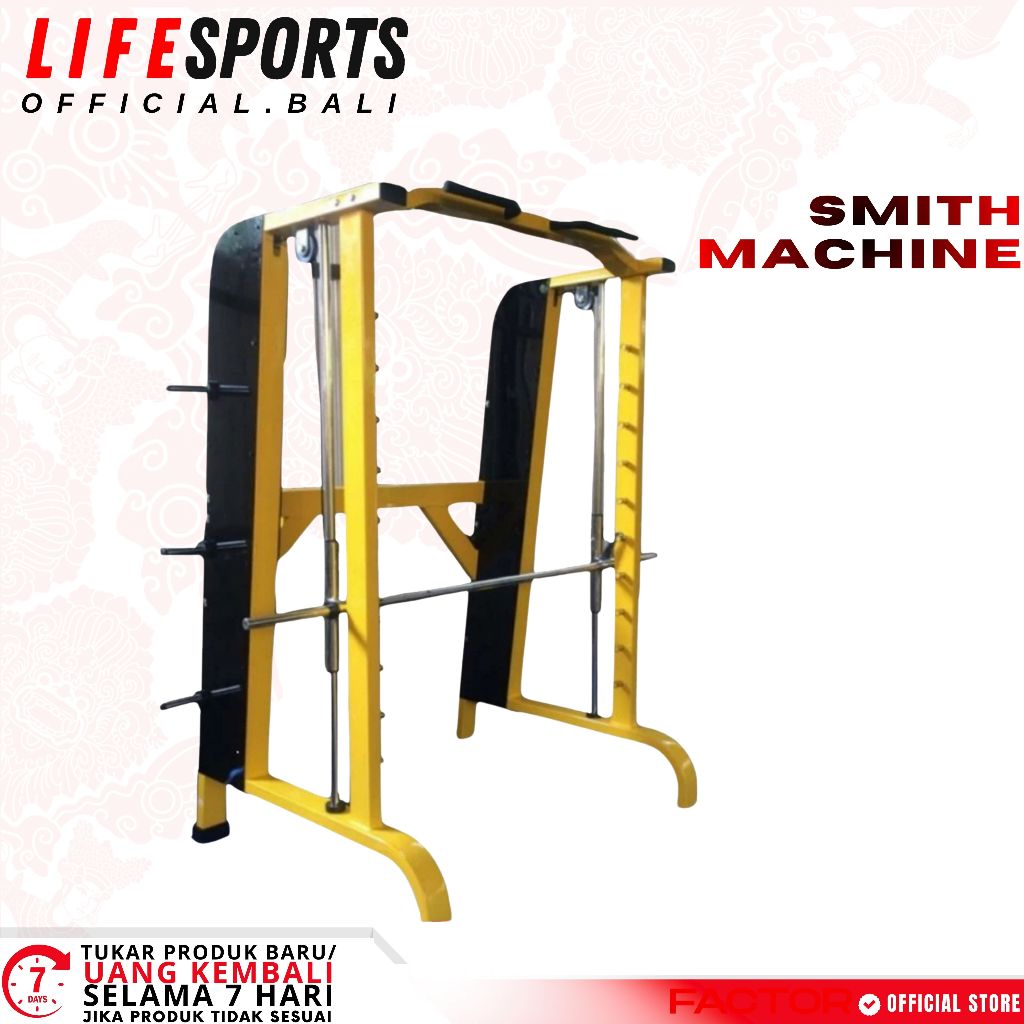 LIFESPORTS - ALAT Olahraga fitness gym smith machine bench press commercial use