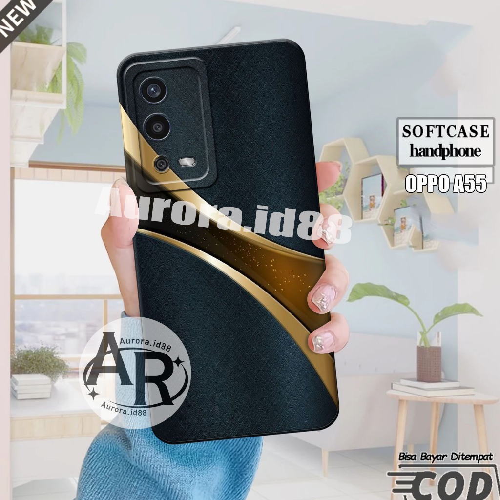 Softcase OPPO A55 - OPPO A16 - OPPO A54S - Casing Hp Oppo Pelindung hp - Silikon Mika - Aksesoris Hp