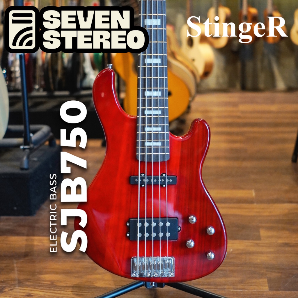 Stinger SJB750 5 String Bass - Bass Elektrik 5 Senar Original