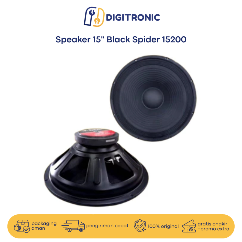 Speaker 15 Inch Black Spider 15200
