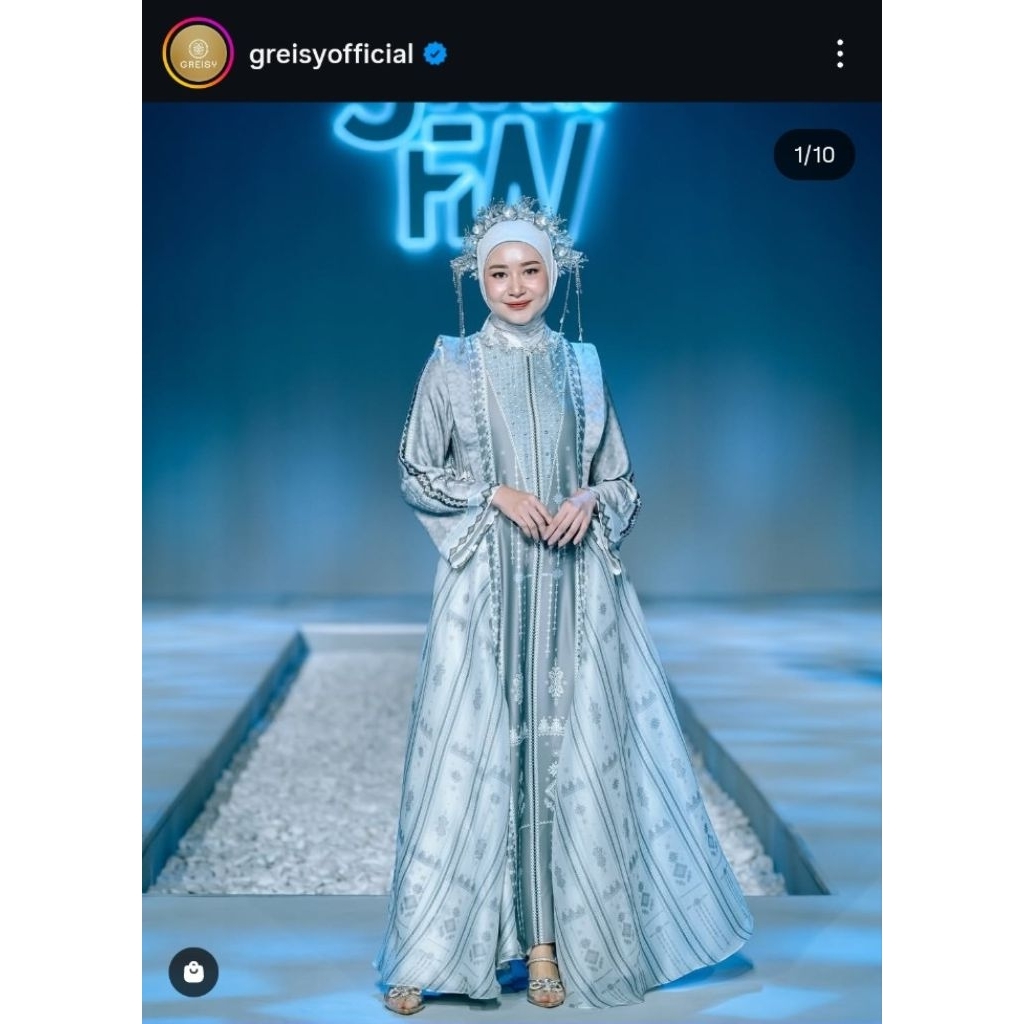 GREISY || TOBA SERIES DRESS GREY (NEW SALAH UKURAN)