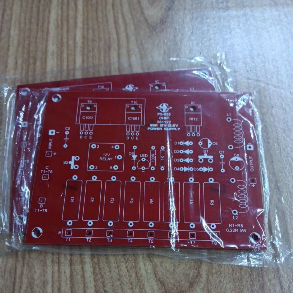 PCB power supply 5A-35A 12V-13,8V proteksi