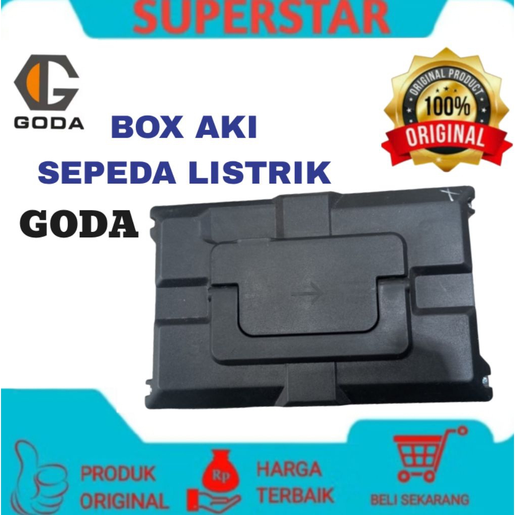 box aki sepeda listrik GODA ORIGINAL