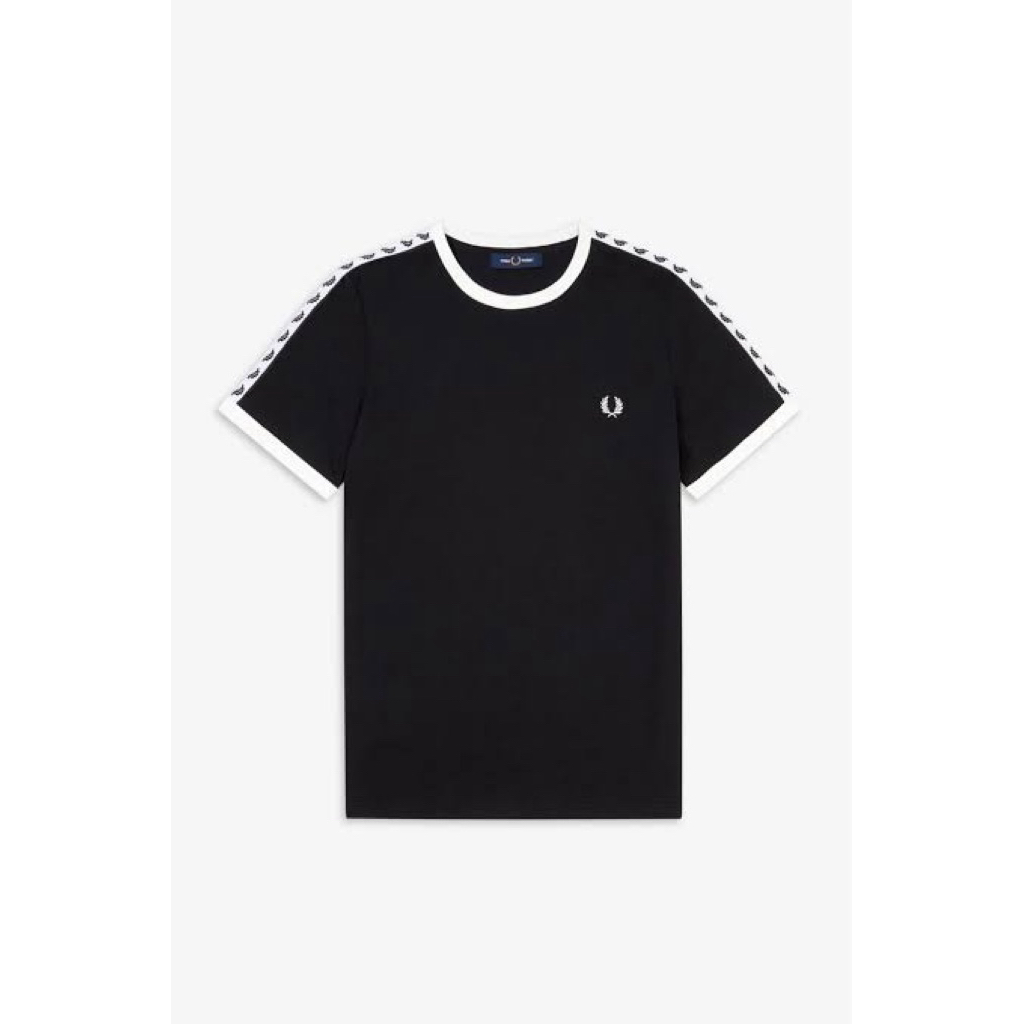 FRED PERRY - TAPED T-SHIRT BLACK M6347/220