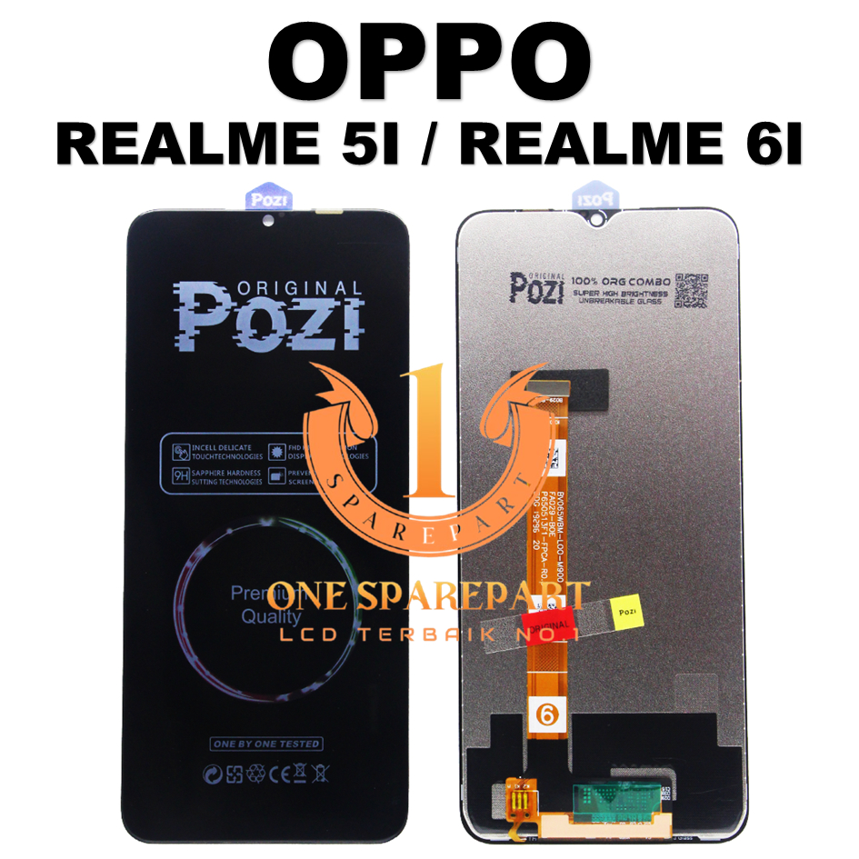 LCD TOUCHSCREEN REALME 5I / REALME 6I ORIGINAL 100% FULLSET