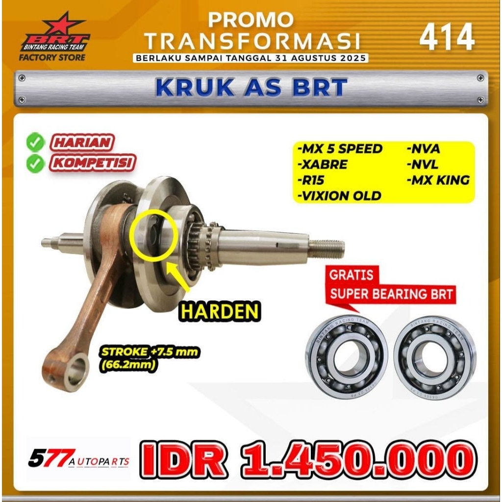 Kruk As BRT Yamaha Jupiter Mx