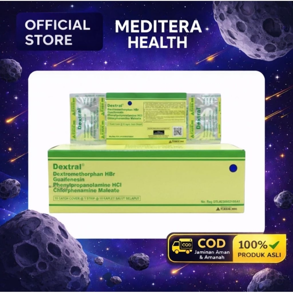 DEXTRAL FLU BATUK PILEK ALERGI @ 1 STRIP