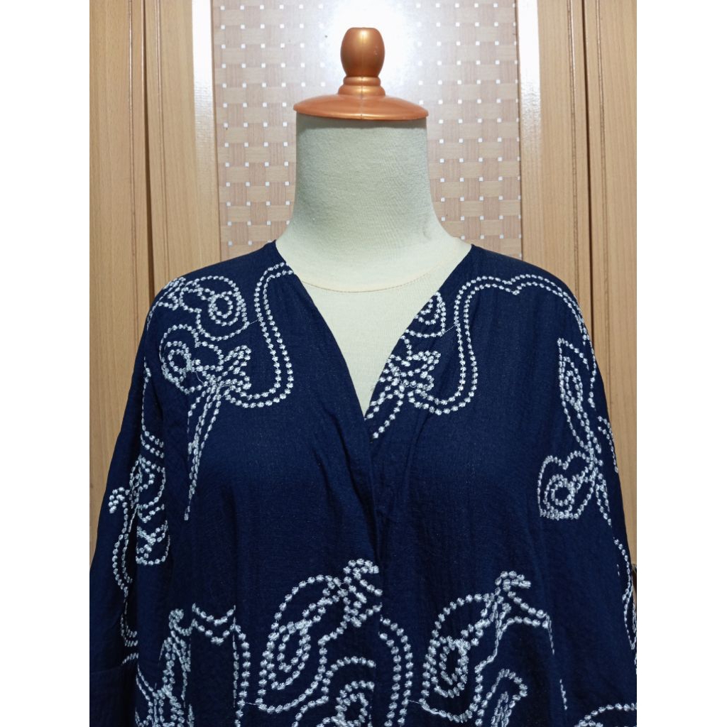 Outer Navi Batwing Bordir (Preloved)