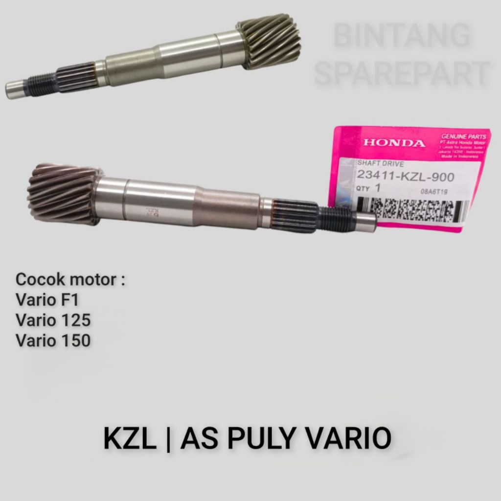 KZL AS PULLY BEAT F1 / SCOOPY F1 / SPACY F1 / VARIO 110 / PULY / PULLEY / BELAKANG