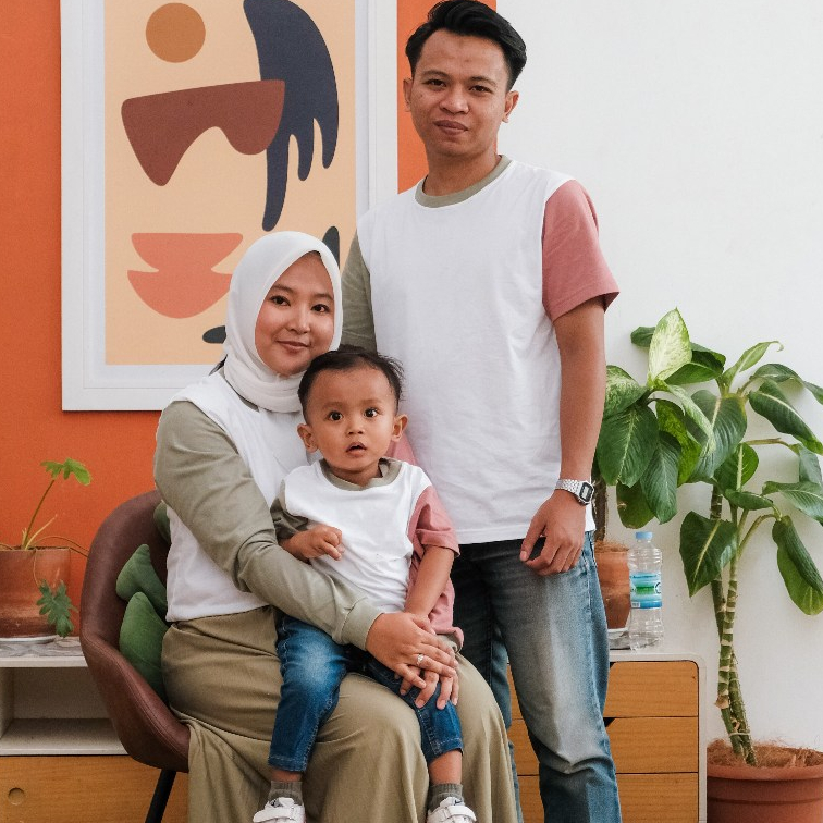 KINWEAR Family Set Baju Couple Keluarga Kaos Couple Anak dan Dewasa - Harmony Series