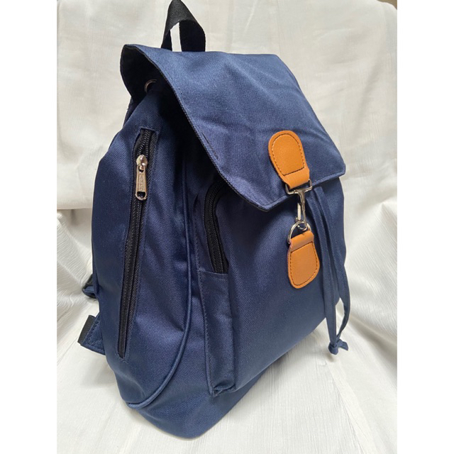 Tas Wanita Kanvas Ransel Laptop Gh-bag Tas Unisex Tas Sekolah Siswa Besar Laptop Ransel Serut Ransel