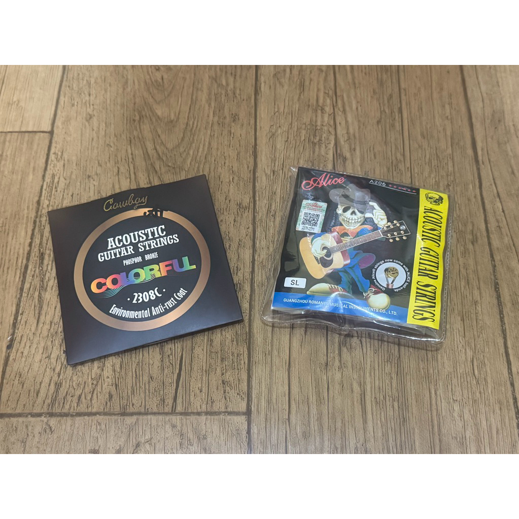 Preloved Senar Gitar Akustik Aqoustic Guitar Alice Cowboy Original