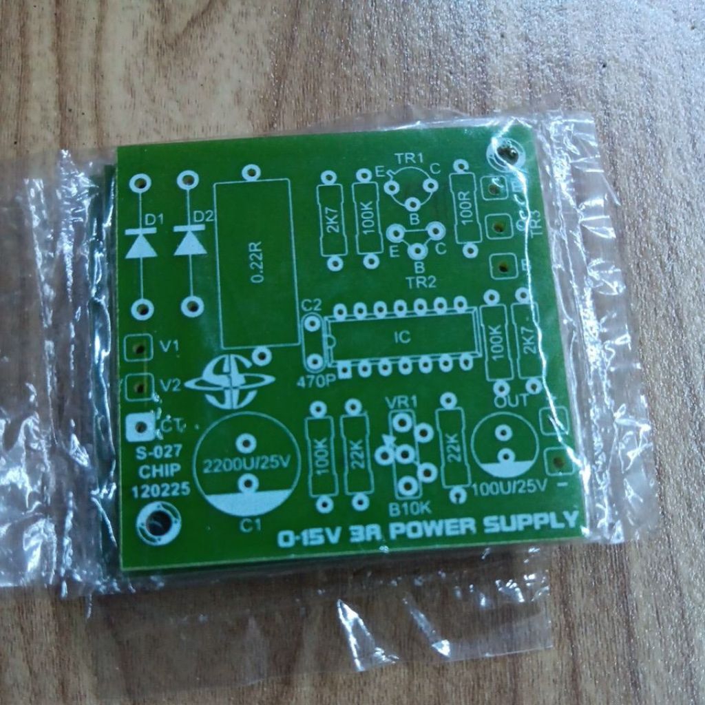 PCB power supply 0-15V 3A