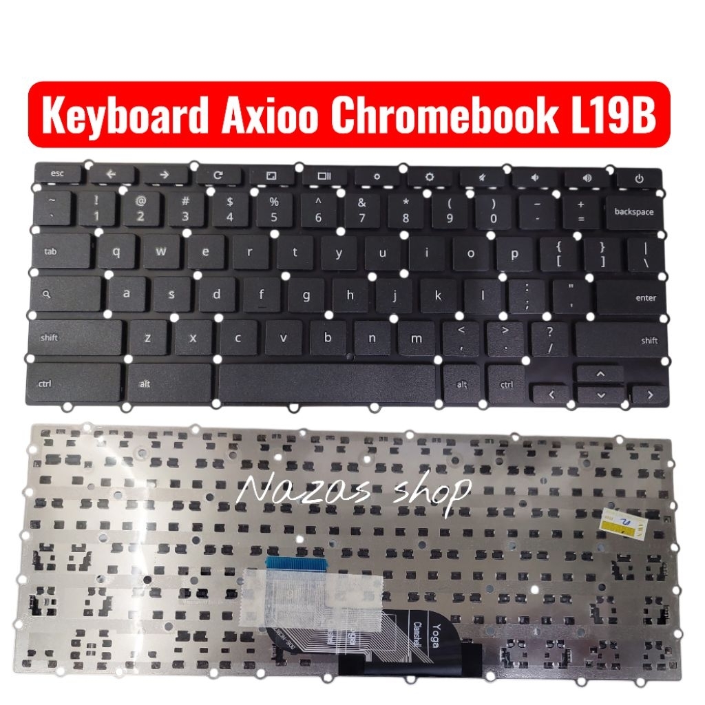 Keyboard Axioo Chromebook L19B Black US