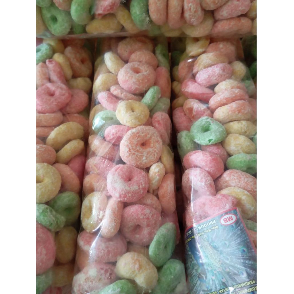 Donat Kering Manis/Donat Getas Manis/Donat Kering warna Warni