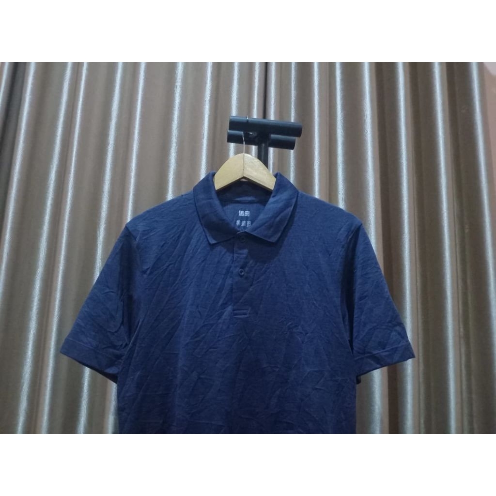 UNIQLO POLO SHIRT DRY-EX DARK NAVY