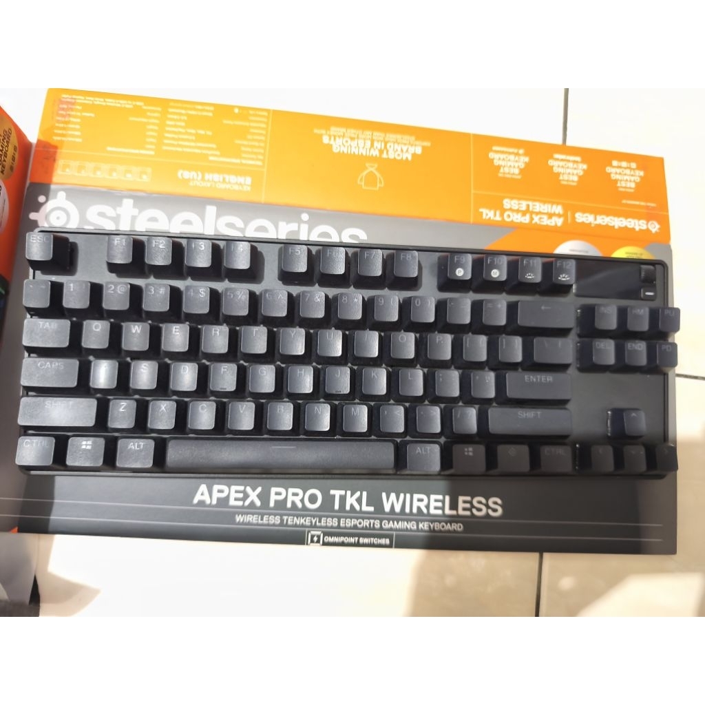 keyboard gaming steelseries apex pro tkl wireless bekas murah