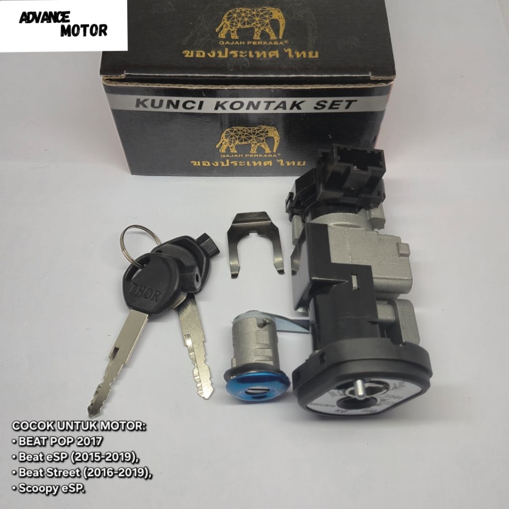 KUNCI KONTAK ASSY BEAT POP 2017 ORIGINAL THAI ORIGIN