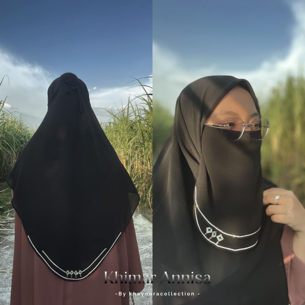 khimar Annisa by khaynura collection,khimar khas temboro khimar CERUTY