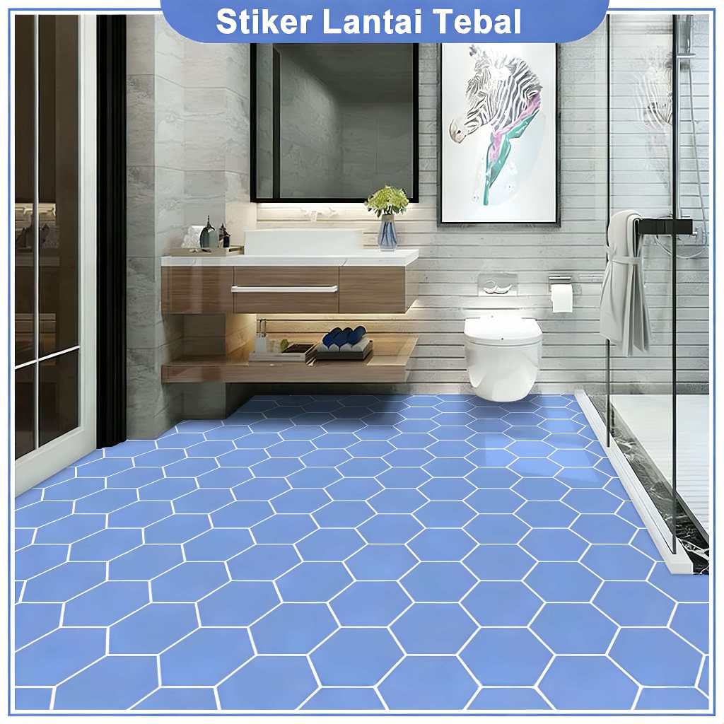 Wallpaper Stiker Lantai Dinding Stiker Lantai Tahan Air Wallpaper Lantai Bahan Tebal Perekat Diri To