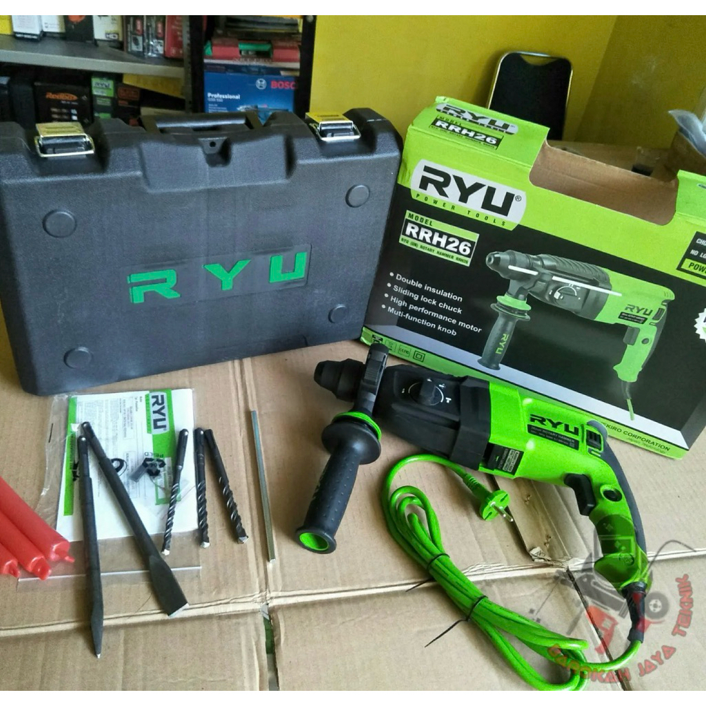 BOR BOBOK BETON ROTARY HAMMER DRILL RYU RRH26