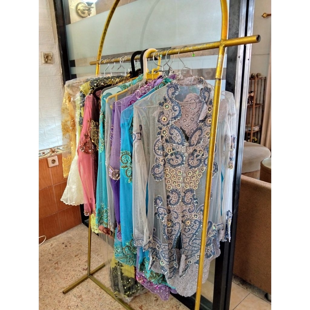 Paket 12 Kebaya Brokat Preloved Wanita Modern Full Payet