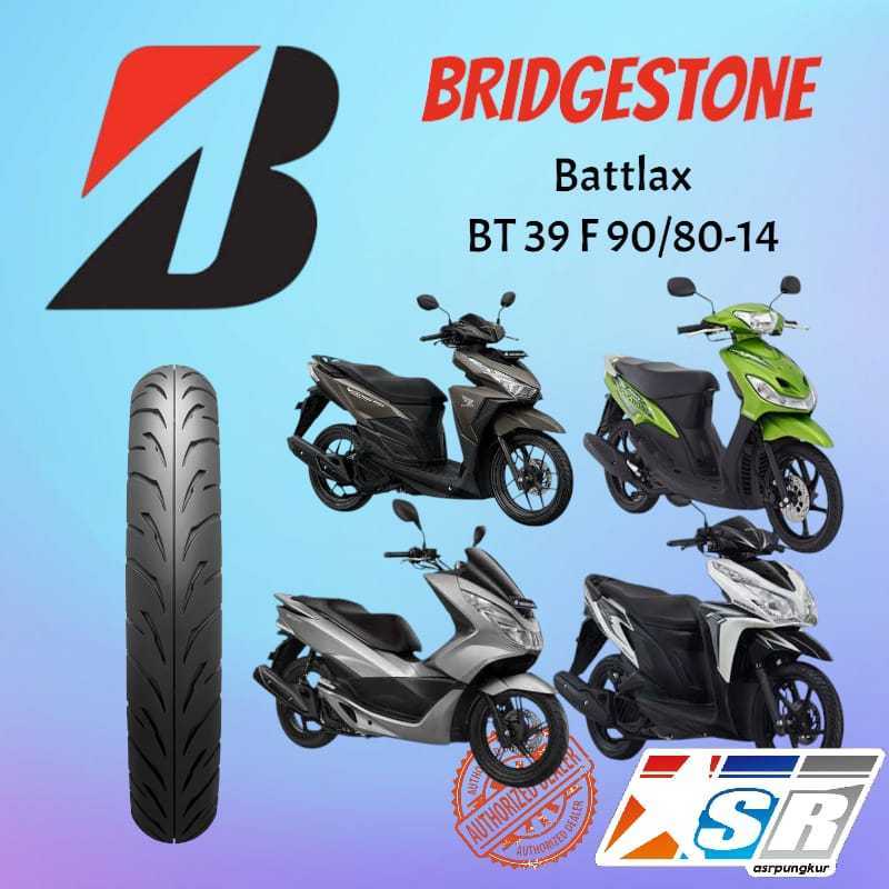 Ban Bridgestone Battlax BT 39 F 90/80-14 BT39 Original BT 39 Made in Japan