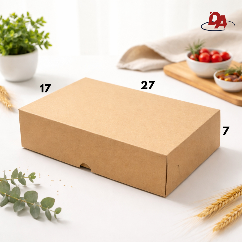 KOTAK KUE KRAFT - KOTAK SNACK - SNACK BOX - BOX NASI - BOX KUE