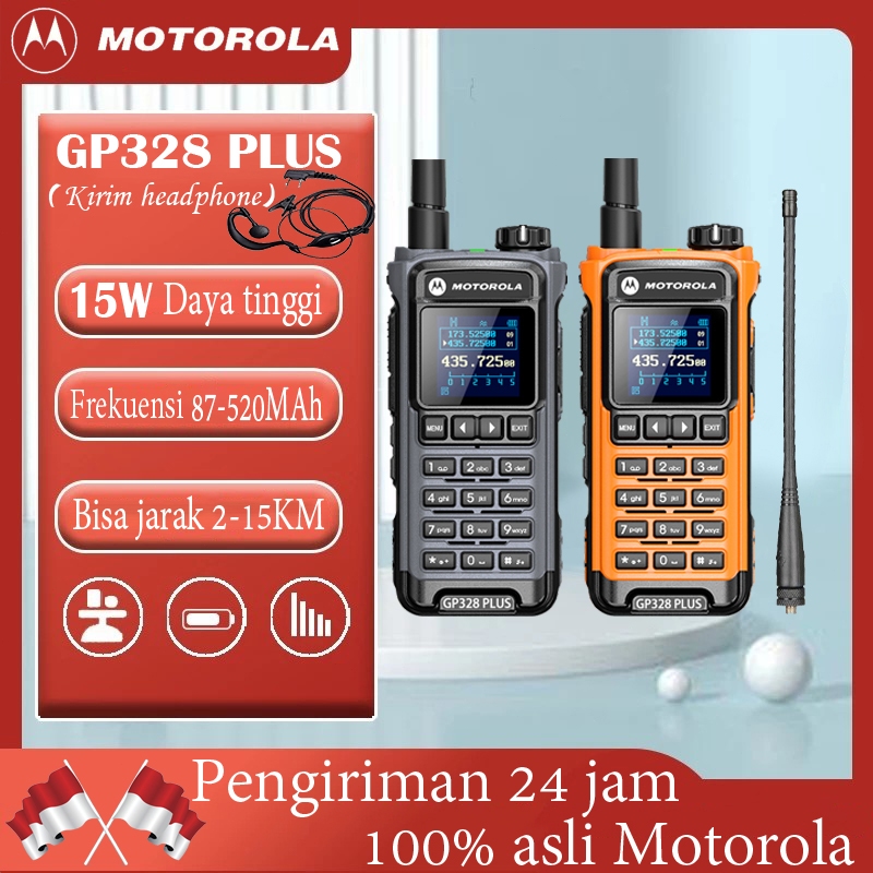HT Walkie Talkie kisaran panjang 20KM IP54 Tahan air dan kedap debu Transceiver Dual Band dua arah R